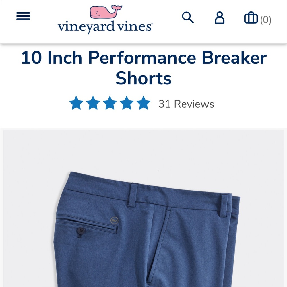 NWT Vineyard Vines Men’s Breaker Short 11” Cobalt